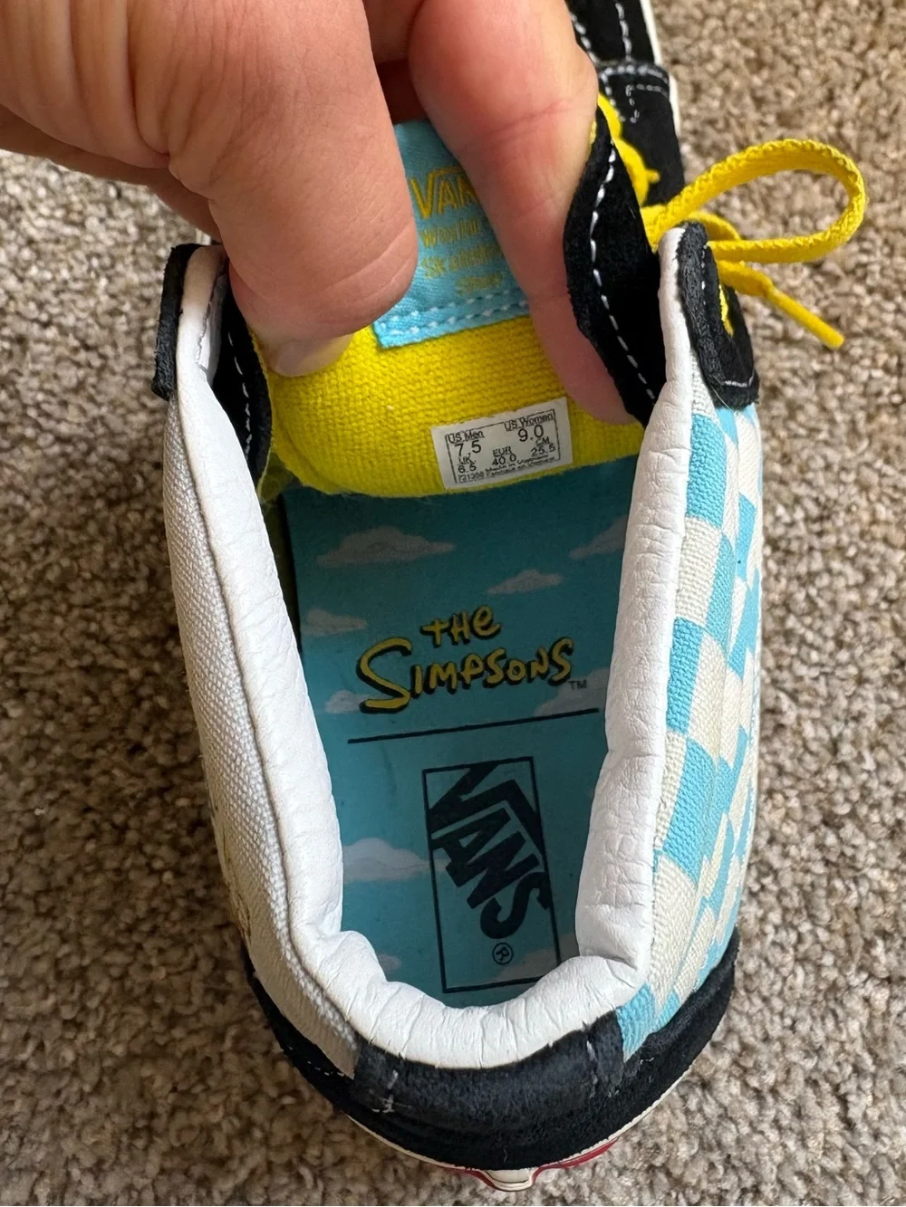 Vans The Simpsons Family Portrait Checkerboard High-Tops